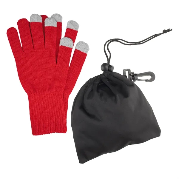 Touchscreen gloves in an rPET pouch.... from ASI 61125 Hit Promotional Products / Hit®