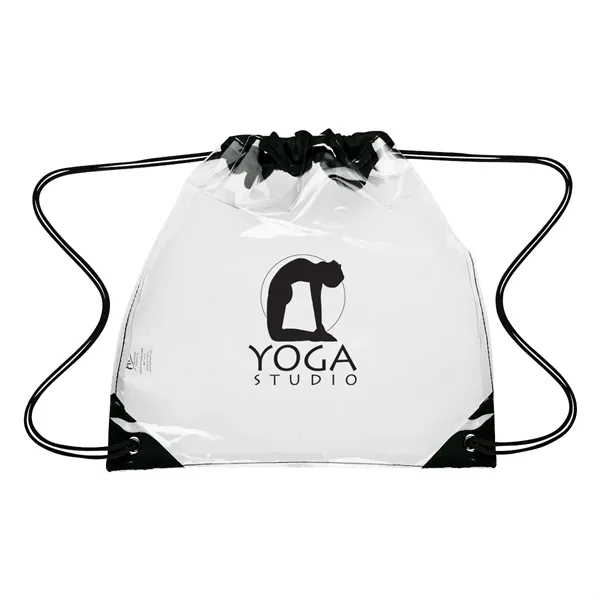 12" x 12" clear EVA drawstring backpack.... from ASI 61125 Hit Promotional Products / Hit®