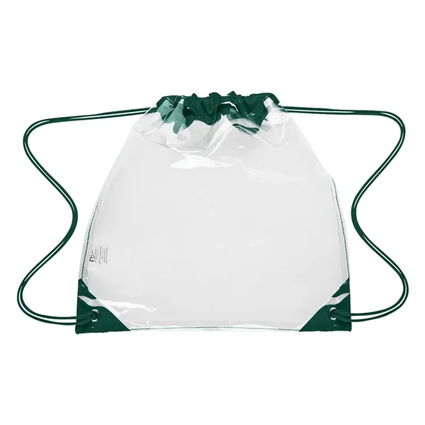 12" x 12" clear EVA drawstring backpack.... from ASI 61125 Hit Promotional Products / Hit®