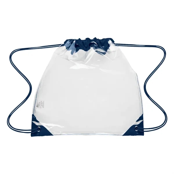 12" x 12" clear EVA drawstring backpack.... from ASI 61125 Hit Promotional Products / Hit®