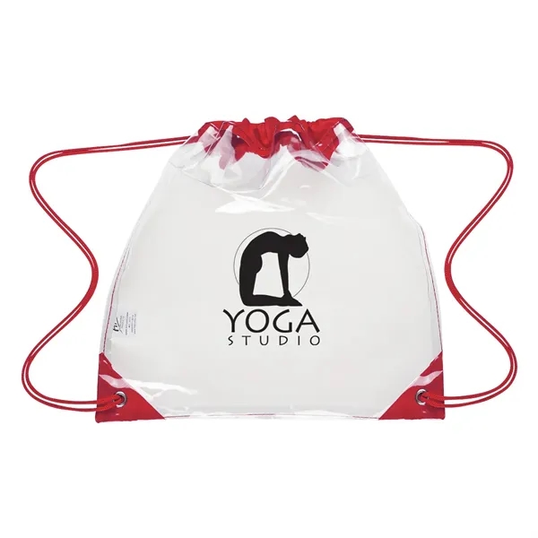 12" x 12" clear EVA drawstring backpack.... from ASI 61125 Hit Promotional Products / Hit®
