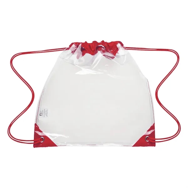 12" x 12" clear EVA drawstring backpack.... from ASI 61125 Hit Promotional Products / Hit®