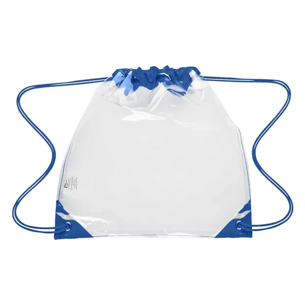 12" x 12" clear EVA drawstring backpack.... from ASI 61125 Hit Promotional Products / Hit®