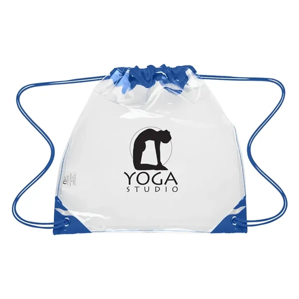 12" x 12" clear EVA drawstring backpack.... from ASI 61125 Hit Promotional Products / Hit®