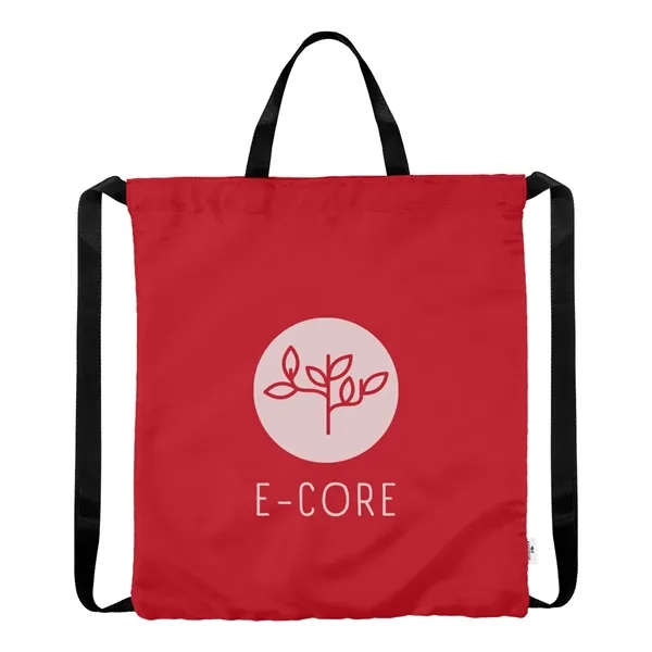 16" x 15" drawstring backpack made with recycled polyester.... from ASI 61125 Hit Promotional Products / Hit®