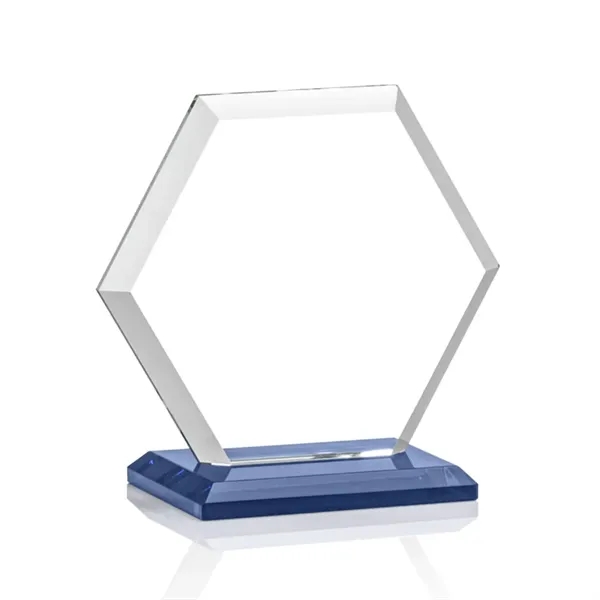 The Barnett Award features a beautifully beveled Starfire Crystal Hexagon mounted... from ASI 84592 St Regis Group / St Regis