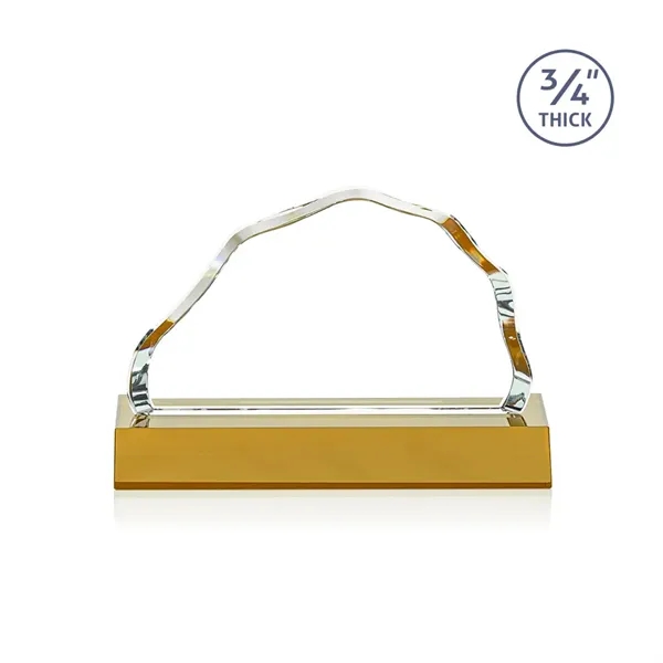 The Starfire Crystal Highbridge VividPrint™ Award is a magnificent... from ASI 84592 St Regis Group / St Regis