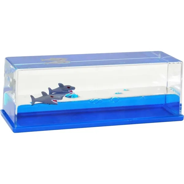 Liquid wave paperweight with shark motif.... from ASI 34415 Alpi International LTD
