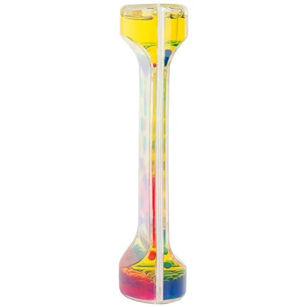 5.5" x 2.125" plastic hourglass shaped liquid motion desktop accessory.... from ASI 34415 Alpi International LTD