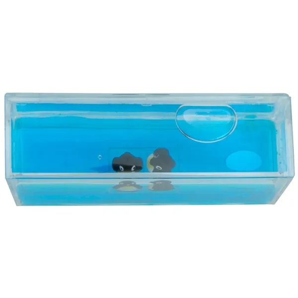 Liquid wave paperweight with penguins.... from ASI 34415 Alpi International LTD