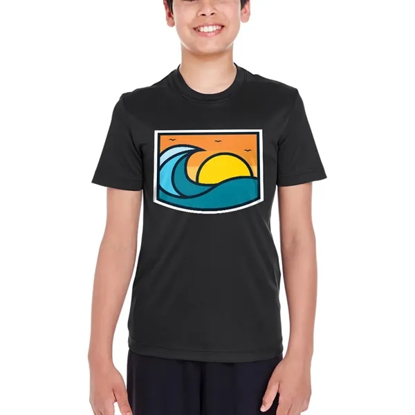 Youth performance t-shirt made of 100% polyester interlock.... from ASI 39552 BEL Promo