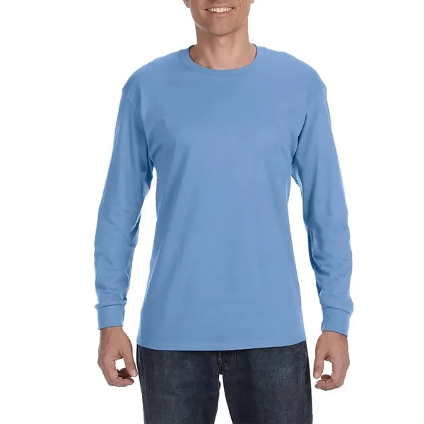 Adult long sleeve t-shirt made with 100% preshrunk cotton.... from ASI 39552 BEL Promo
