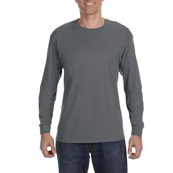 Adult long sleeve t-shirt made with 100% preshrunk cotton.... from ASI 39552 BEL Promo