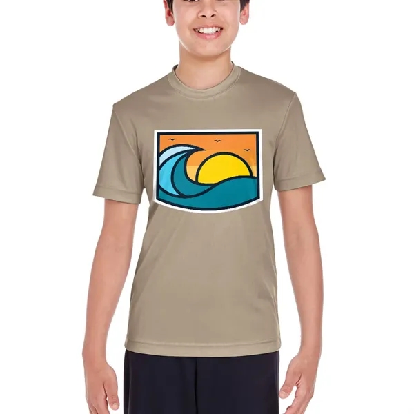 Youth performance t-shirt made of 100% polyester interlock.... from ASI 39552 BEL Promo