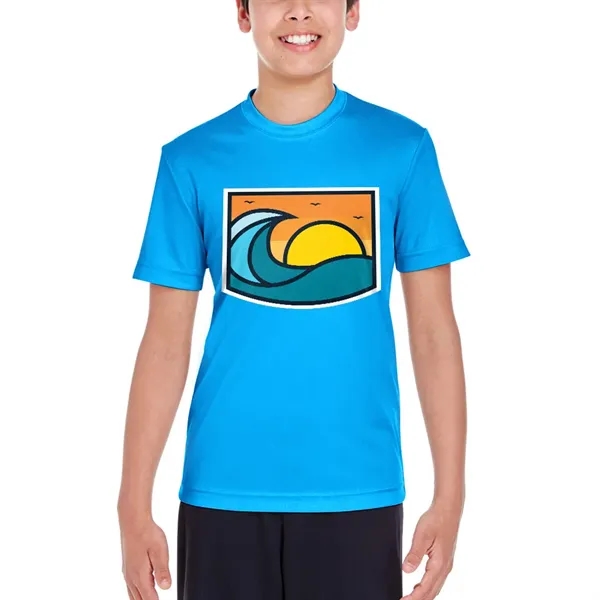 Youth performance t-shirt made of 100% polyester interlock.... from ASI 39552 BEL Promo