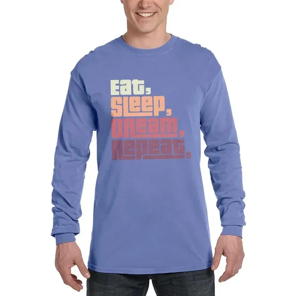 Adult long sleeve tee made of preshrunk soft-washed, garment-dyed 6.1-oz. 100%... from ASI 39552 BEL Promo