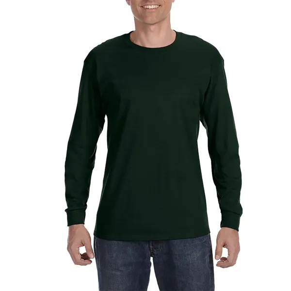 Adult long sleeve t-shirt made with 100% preshrunk cotton.... from ASI 39552 BEL Promo