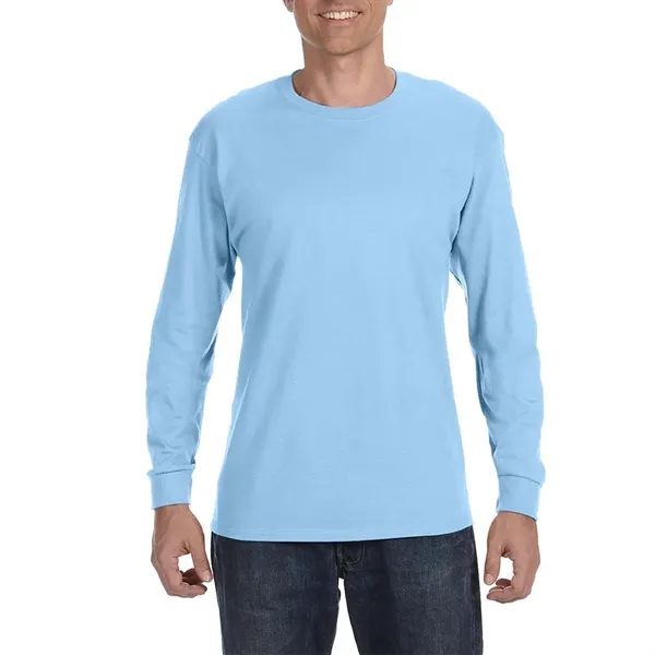 Adult long sleeve t-shirt made with 100% preshrunk cotton.... from ASI 39552 BEL Promo