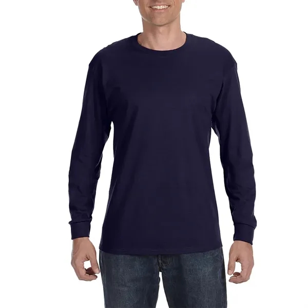 Adult long sleeve t-shirt made with 100% preshrunk cotton.... from ASI 39552 BEL Promo