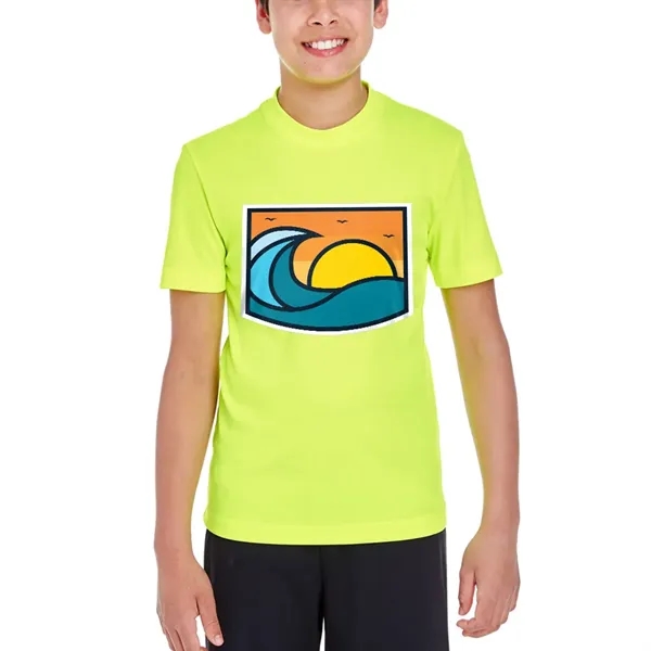 Youth performance t-shirt made of 100% polyester interlock.... from ASI 39552 BEL Promo