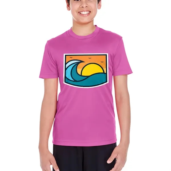 Youth performance t-shirt made of 100% polyester interlock.... from ASI 39552 BEL Promo