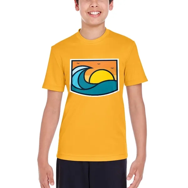 Youth performance t-shirt made of 100% polyester interlock.... from ASI 39552 BEL Promo