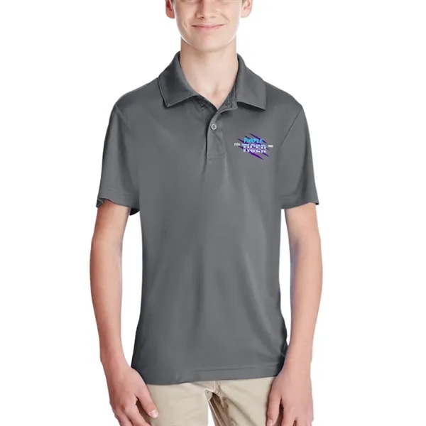 Youth performance polo shirt made with pre-shrunk, soft-washed, garment-dyed fabric.... from ASI 39552 BEL Promo