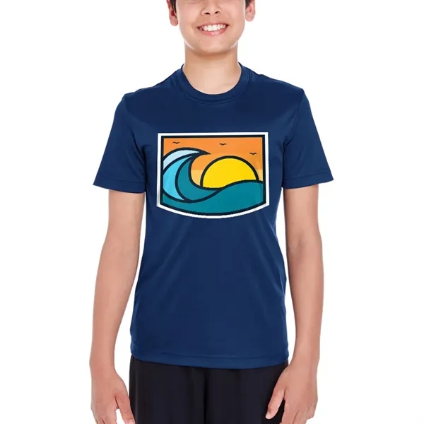 Youth performance t-shirt made of 100% polyester interlock.... from ASI 39552 BEL Promo