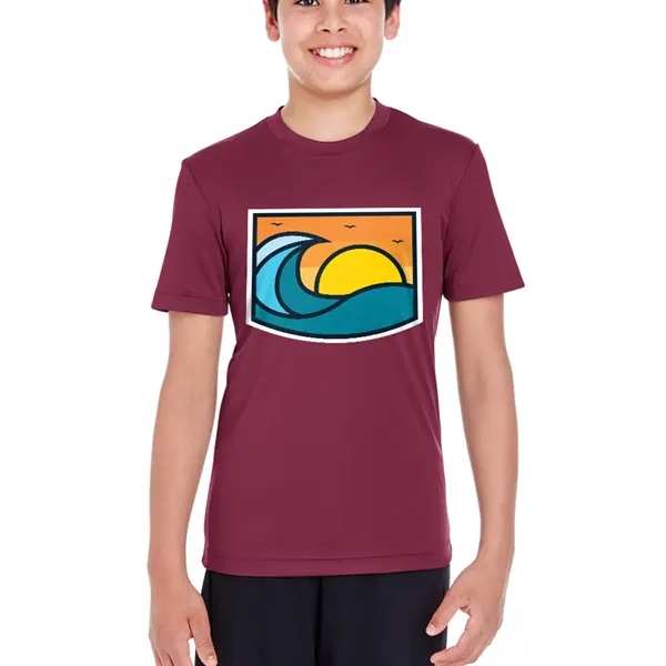 Youth performance t-shirt made of 100% polyester interlock.... from ASI 39552 BEL Promo