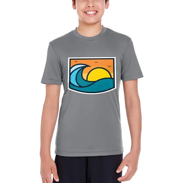 Youth performance t-shirt made of 100% polyester interlock.... from ASI 39552 BEL Promo