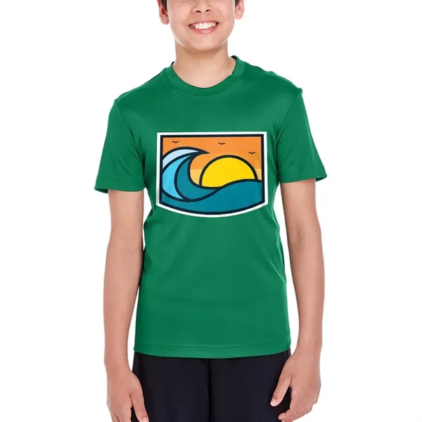 Youth performance t-shirt made of 100% polyester interlock.... from ASI 39552 BEL Promo