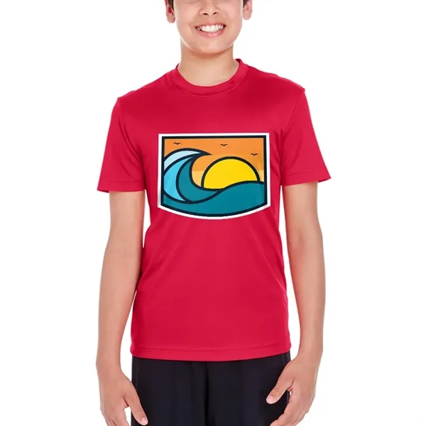 Youth performance t-shirt made of 100% polyester interlock.... from ASI 39552 BEL Promo
