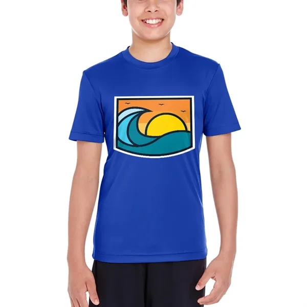 Youth performance t-shirt made of 100% polyester interlock.... from ASI 39552 BEL Promo