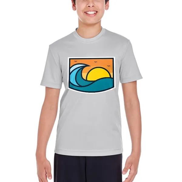 Youth performance t-shirt made of 100% polyester interlock.... from ASI 39552 BEL Promo