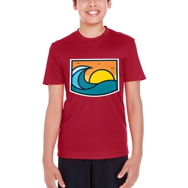 Youth performance t-shirt made of 100% polyester interlock.... from ASI 39552 BEL Promo
