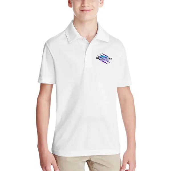 Youth performance polo shirt made with pre-shrunk, soft-washed, garment-dyed fabric.... from ASI 39552 BEL Promo