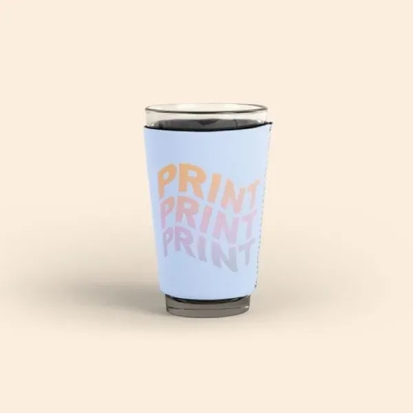 This simple tapered neoprene sleeve fits our standard 16oz. Pint Glass.... from ASI 74710 Numo