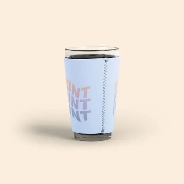This simple tapered neoprene sleeve fits our standard 16oz. Pint Glass.... from ASI 74710 Numo