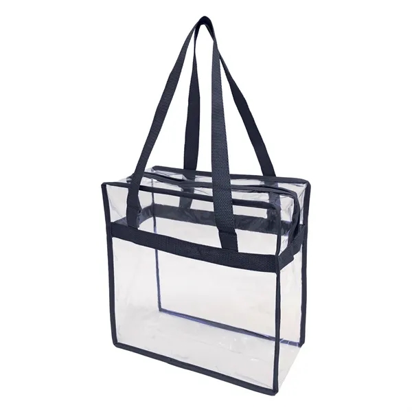 12" x 12" x 8" clear PVC stadium security tote with... from ASI 37980 Bagworld