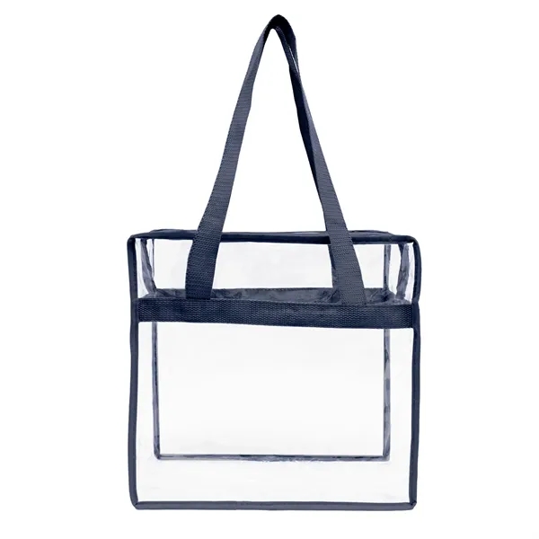 12" x 12" x 8" clear PVC stadium security tote with... from ASI 37980 Bagworld