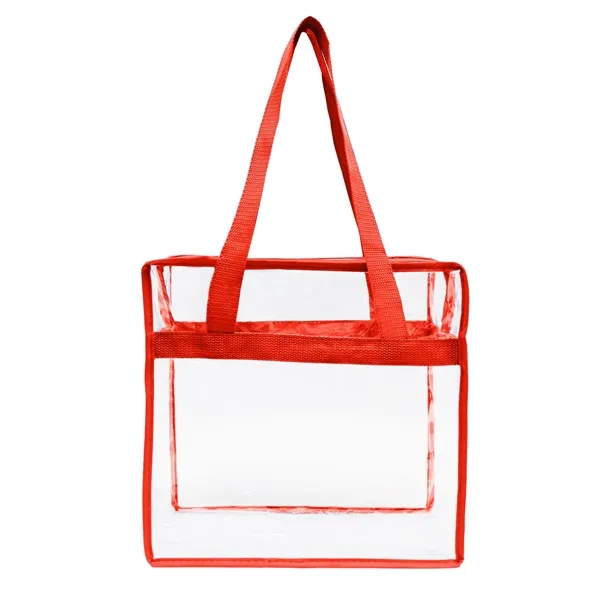 12" x 12" x 8" clear PVC stadium security tote with... from ASI 37980 Bagworld