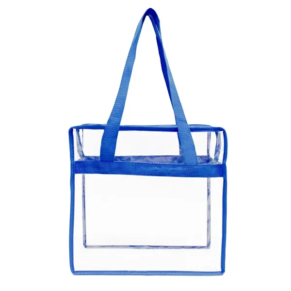 12" x 12" x 8" clear PVC stadium security tote with... from ASI 37980 Bagworld
