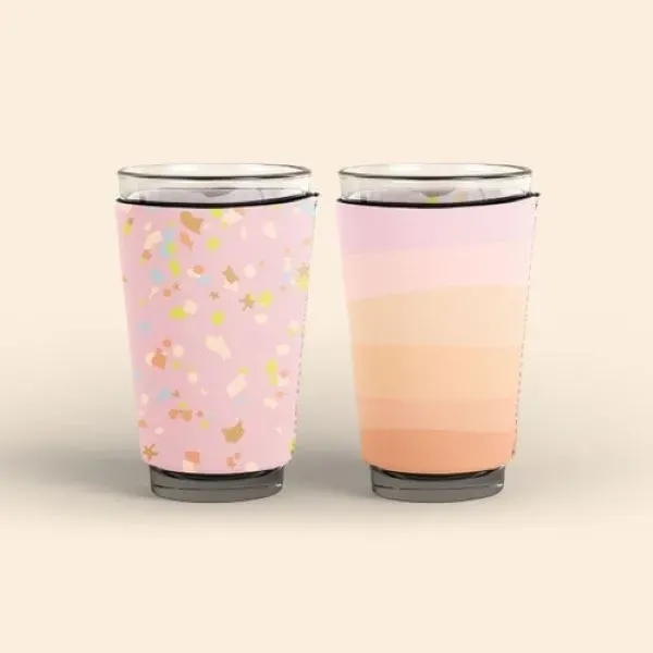 This simple tapered neoprene sleeve fits our standard 16oz. Pint Glass.... from ASI 74710 Numo