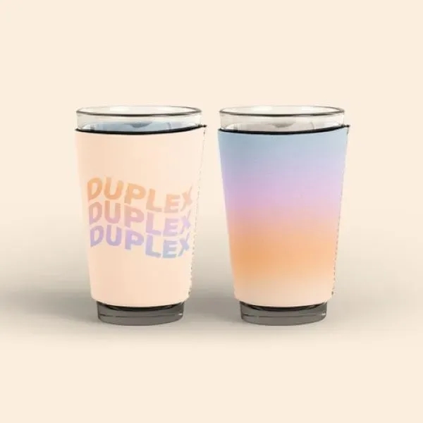 This simple tapered neoprene sleeve fits our standard 16oz. Pint Glass.... from ASI 74710 Numo