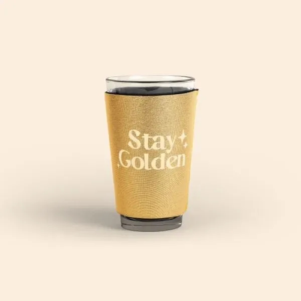 This simple tapered neoprene sleeve fits our standard 16oz. Pint Glass.... from ASI 74710 Numo