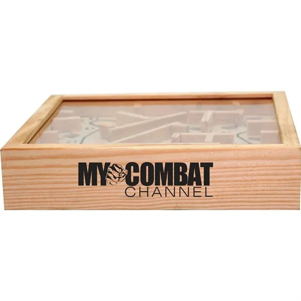 4.5" x 4.5" natural wood maze puzzle.... from ASI 34415 Alpi International LTD