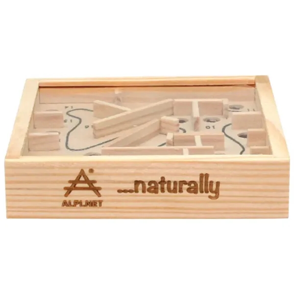 4.5" x 4.5" natural wood maze puzzle.... from ASI 34415 Alpi International LTD