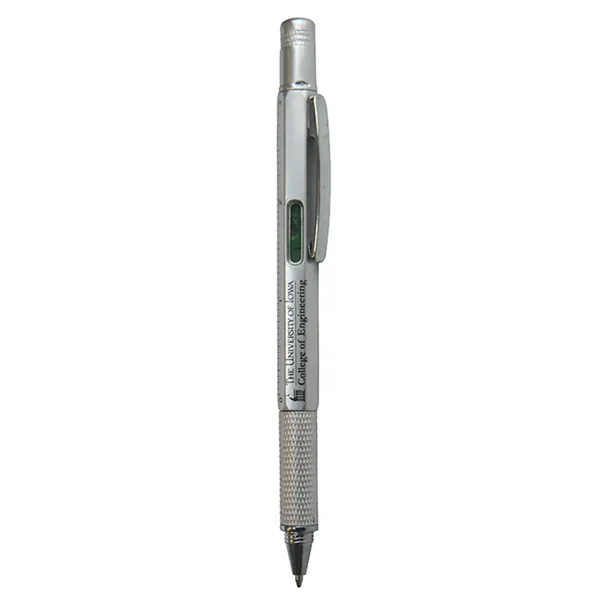 Multi-tool pen with two rulers, level and mini screwdriver.... from ASI 34415 Alpi International LTD