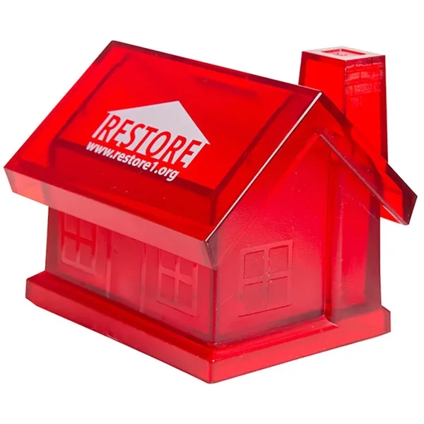 3.5" x 3.5" x 2.75" plastic house shaped bank.... from ASI 34415 Alpi International LTD
