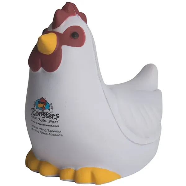 Chicken shaped stress reliever made of polyurethane foam.... from ASI 34415 Alpi International LTD